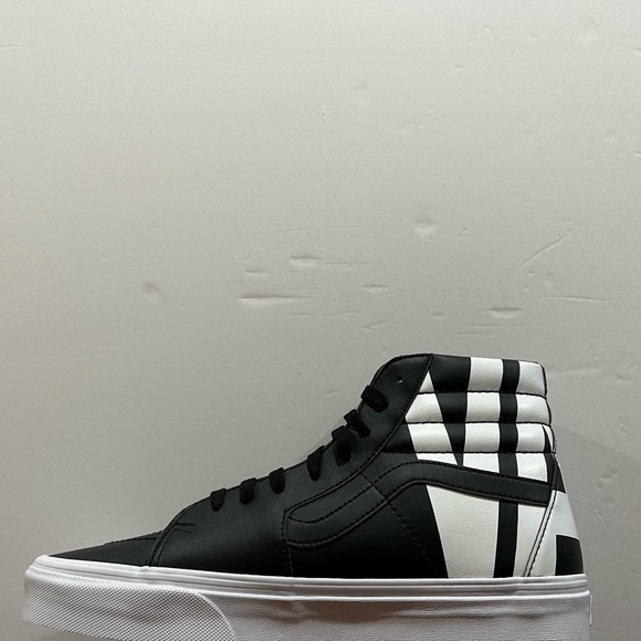 Vans SK8 Hi, Classic Tumble, VNOA38GEUBC, Black & White - Picture 11 of 12